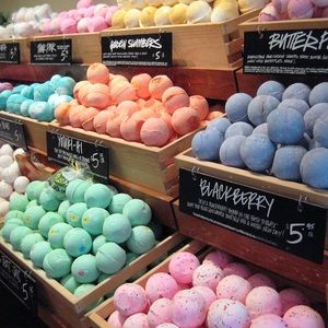 LUSH beauty products